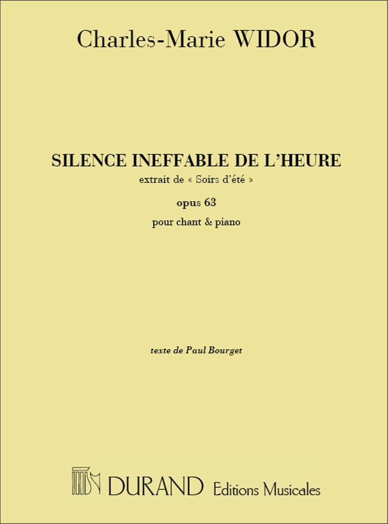 Soirs D'Ete Chant-Piano